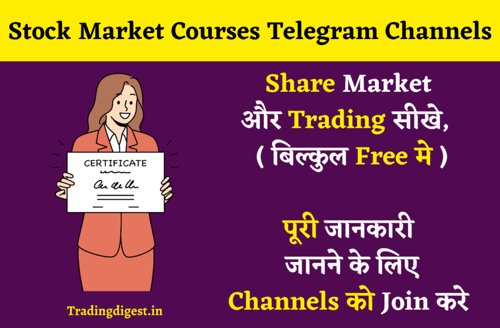 Stock Market Courses telegram link